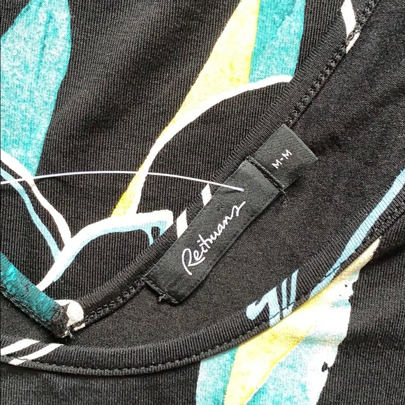 NEW Reitmans black floral maxi dress size M/L - Picture 8 of 10